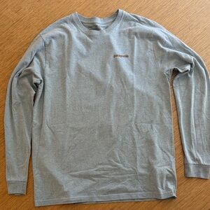 Patagonia Men's Long Sleeve Blue/Gray SZ-L